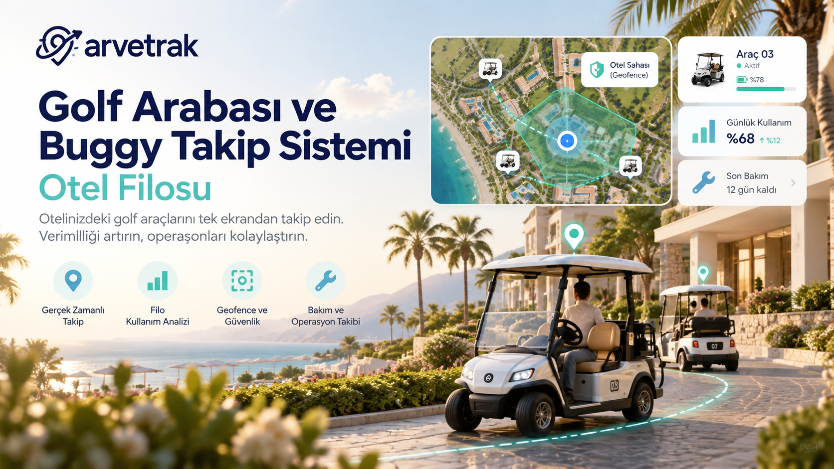 golf-arabasi-buggy-takip-sistemi-otel-resort
