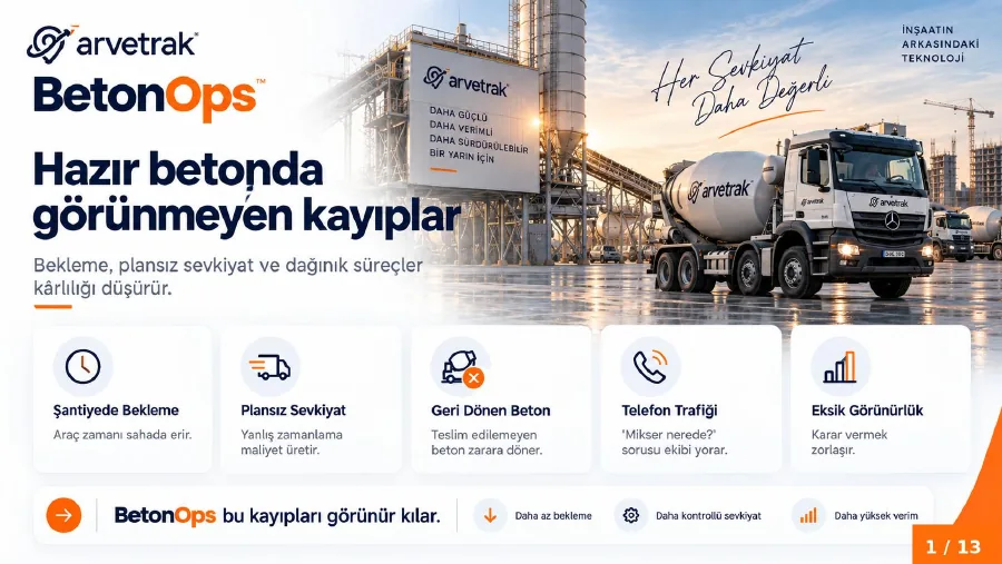 Arvetrak BetonOps Sunumu kapak görseli